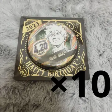 나의 히어로 아카데미아 생일 벌스데이 캔뱃지 바쿠고 카츠키 2023