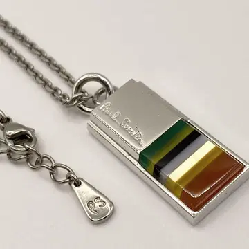 Paul Smith 폴스미스 목걸이 멀티 스트라이프 플레이트