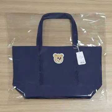 미개봉 올드 테디 와펜 토트백 네이비
