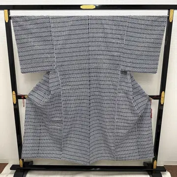 유카타 남성용 대나무 격자 기모노 목면 RK-5956