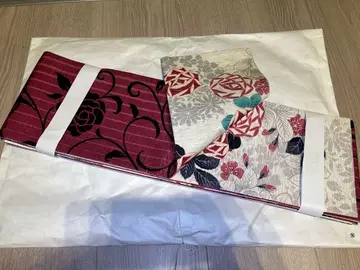 반폭 오비 핑크 리버시블