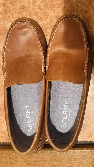 SPERRY TOPSIDER 데번포트 드라이버 베네치안 TAN