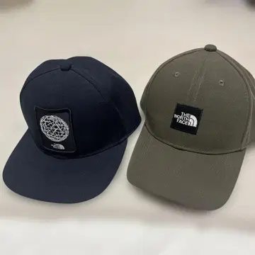 THE NORTH FACE 캡 네이비 올리브 세트