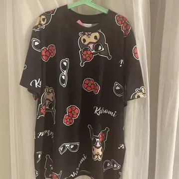 햇볕에 탄 Kuromi 오버사이즈 티셔츠