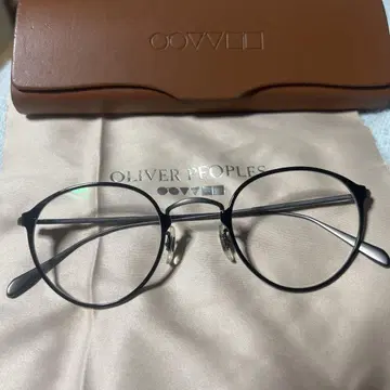 OLIVER PEOPLES DOWSON 라운드형 안경 블랙