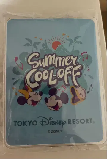 도쿄 디즈니 리조트 Summer Cool Off 스티커 캔뱃지 세트