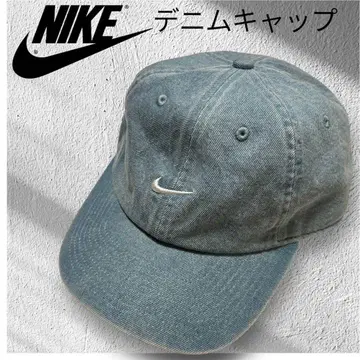 Nike 나이키 스우시 6패널 캡 데님