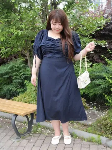 [ Kanna 콜라보 ] 셔링 원피스
