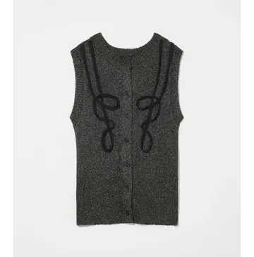 Eaphi TAPE EMBROIDERY MIX KNIT