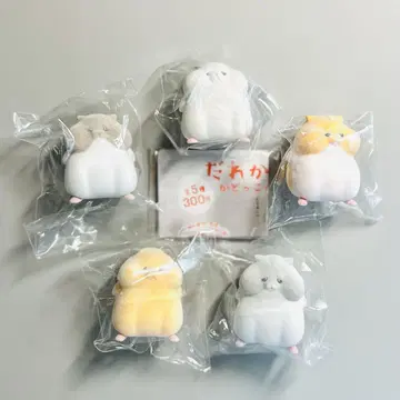 총 5종 컴플리트 세트 누군가 도와줘! 카돗코 햄스터 가챠