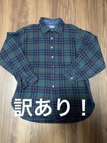 70년대 USA 제작 PENDLETON 울 셔츠 M 상당 하자품