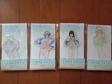 Summer Pockets x 로손 아크릴 스탠드 4개 세트 서머 포켓