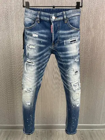 Dsquared2 남성용 청바지 블루 48 사이즈