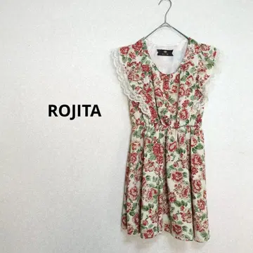 ROJITA 로지타 꽃무늬 프릴 슬리브 원피스