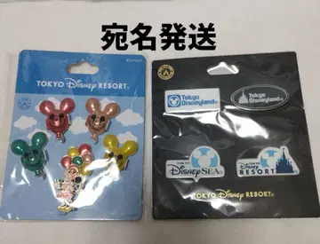 미개봉 새상품 디즈니 로고 핀 배지 미니 벌룬 디즈니 세트