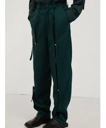 [ ESC STUDIO ] slit trouser pants