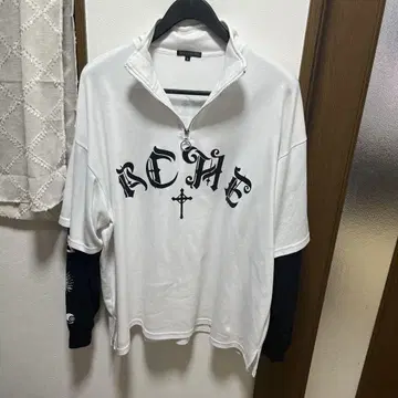 화이트 집업 트레이닝복