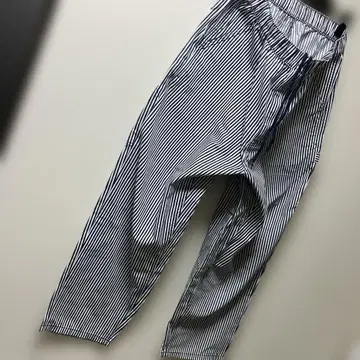 컨디션 최상 디키즈 네이비 스트라이프 페인터 와이드 팬츠