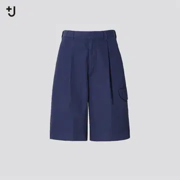 유니클로 x 질 샌더 +J 와이드 핏 카고 하프 팬츠