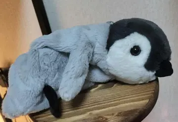 펭귄 봉제 인형 필통 파우치