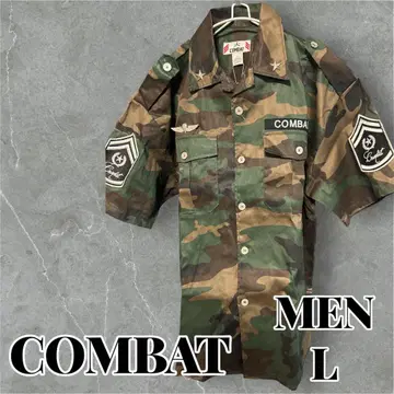 [ COMBAT ] 군용 불하 의류 미사용 새상품 밀리터리 셔츠 L
