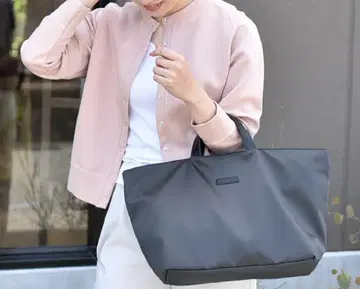 OURHOME 나일론 토트백 large 그레이 펄
