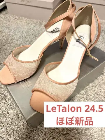 [새상품급] Le Talon 르탈론 튤 샌들 24.5cm 7cm 힐