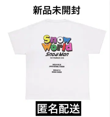 Snowman Snow World 티셔츠 (로고 ver.)