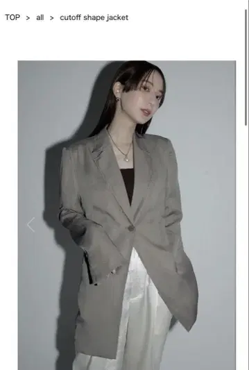 cutoff shape jacket louren 로렌