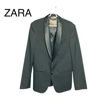ZARA MAN 새틴 라펠 포멀 자켓 턱시도 블랙 M