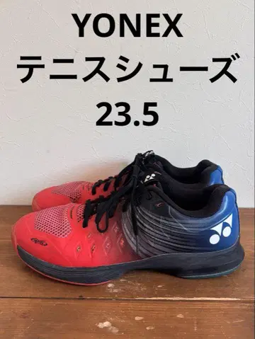 YONEX SHB-02L 테니스화 여성용 레드/블루 23.5