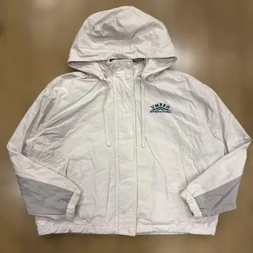 umbro 나일론 자켓 자수 로고 구제 의류 베이지 S 사이즈