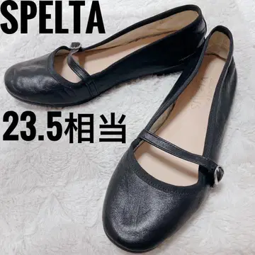 SPLETA 블랙 발레 슈즈 23.5cm 상당 프론트 스트랩