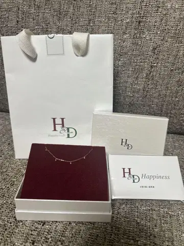 H&D 핑크 골드 체인 팔찌