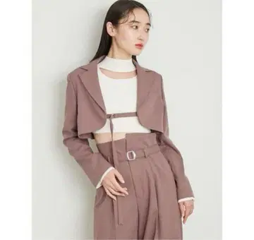 릴리 브라운 Lily Brown 23SS 볼레로 숏 자켓