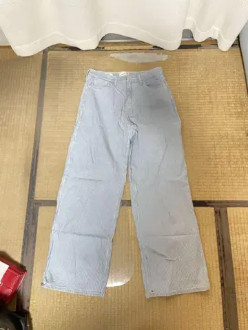와이드 스트라이프 팬츠