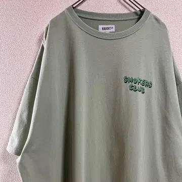 HAIGHT 반팔 티셔츠 민트 그린 smoking club XXL