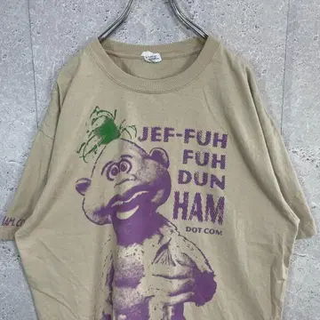 anvil JEFF DUNHAM 캐릭터 빅 프린트 티셔츠 2X