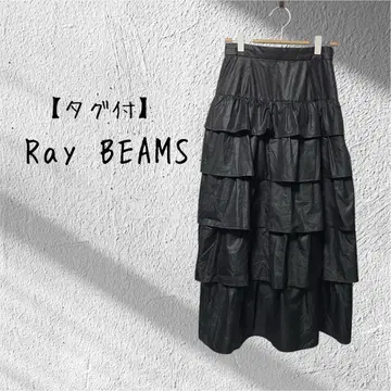 [택 포함] Ray BEAMS 레이 빔스 블랙 캉캉 스커트