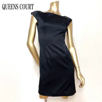 QUEENS COURT 백 버튼 원피스 새상품급