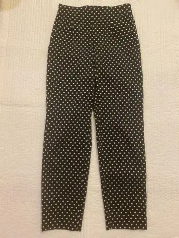UNITED ARROWS 샤이니 도트 자카드 슬림 팬츠 블랙 32