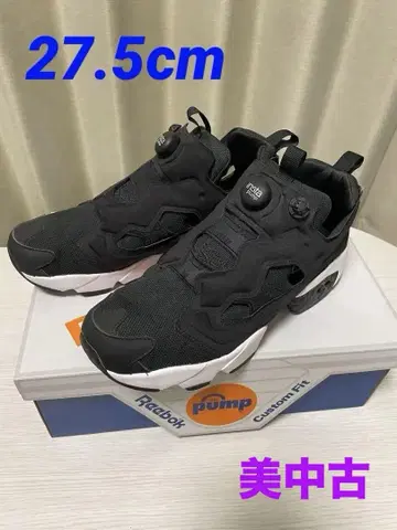 [미중고] 리복 27.5cm 인스타펌프 퓨리 박스 있음 블랙