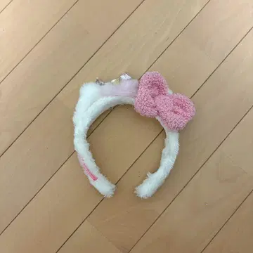 키티 머리띠 핑크 리본 포함