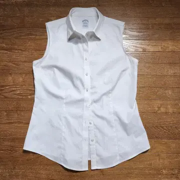 브룩스브라더스 BROOKSBROTHERS 슬리브리스 스트레치 블라우스