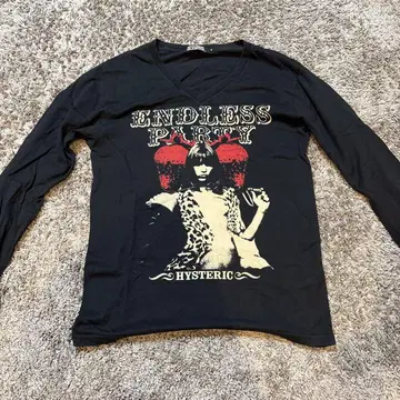 HYSTERIC GLAMOUR ENDLESS PARTY 롱 T셔츠