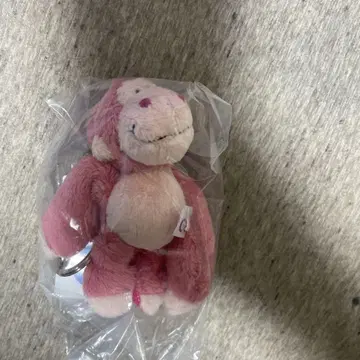 니키 NICI 봉제 인형 키링 핑크 고릴라 글리터 하트