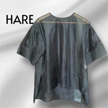 HARE 하레 반팔 시어 탑 네이비 프리 사이즈