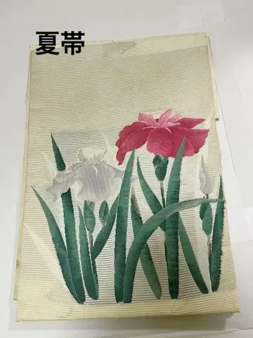 여름 오비 미사용 새 상품 세미 앤티크 나고야 오비