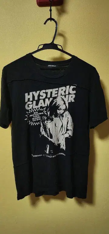 HYSTERIC GLAMOUR 블랙 티셔츠