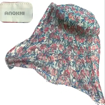 [새상품급] ANOKHI 인도산 레이온 플라워 프린트 스톨